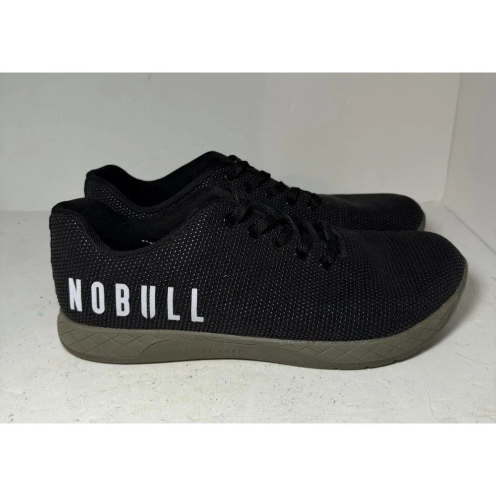 NoBull Shoes Mens 10.5 Outwork Edge Black Impact Athletic CrossFit Sneaker Ws 12